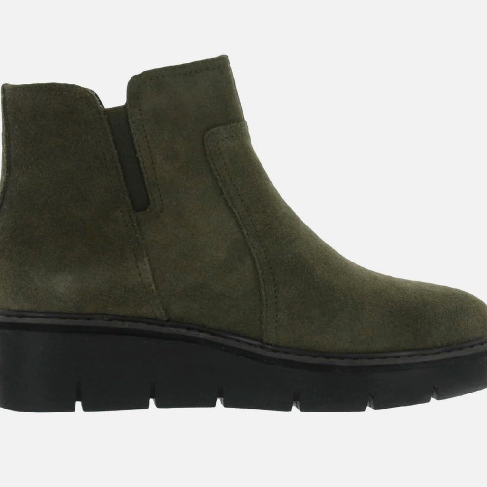 Clarks - Arabell Zip Womens Suede Ankle Chelsea Boots-